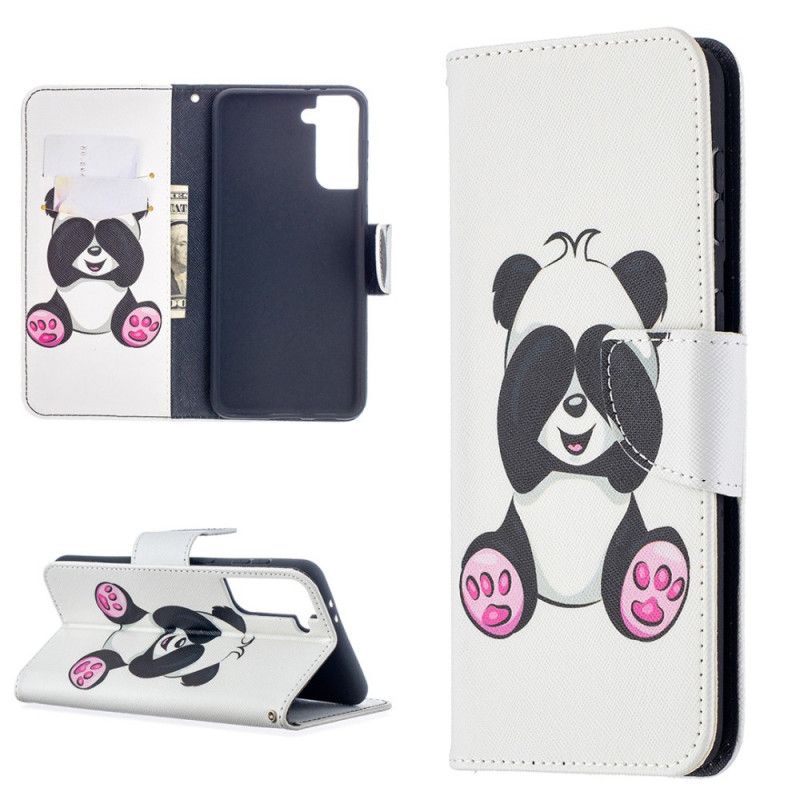 Folio Deksel Samsung Galaxy S21 Plus 5G Morsom Panda