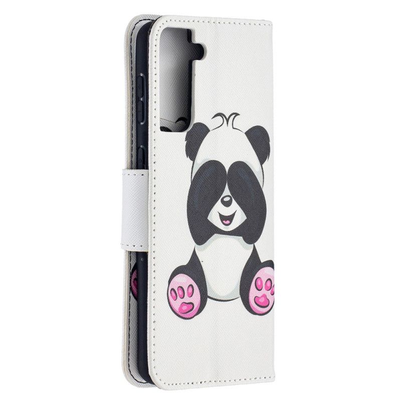 Folio Deksel Samsung Galaxy S21 Plus 5G Morsom Panda