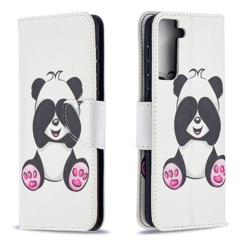 Folio Deksel Samsung Galaxy S21 Plus 5G Morsom Panda