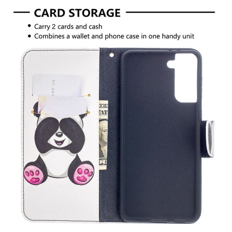 Folio Deksel Samsung Galaxy S21 Plus 5G Morsom Panda