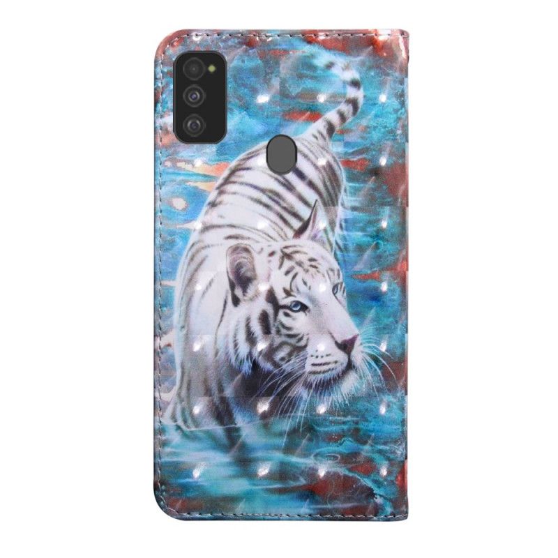 Folio Deksel for Samsung Galaxy M21 Tiger I Vannet