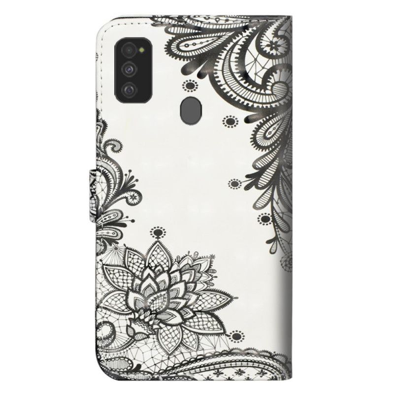 Folio Deksel Samsung Galaxy M21 Elegant Blonder Beskyttelse