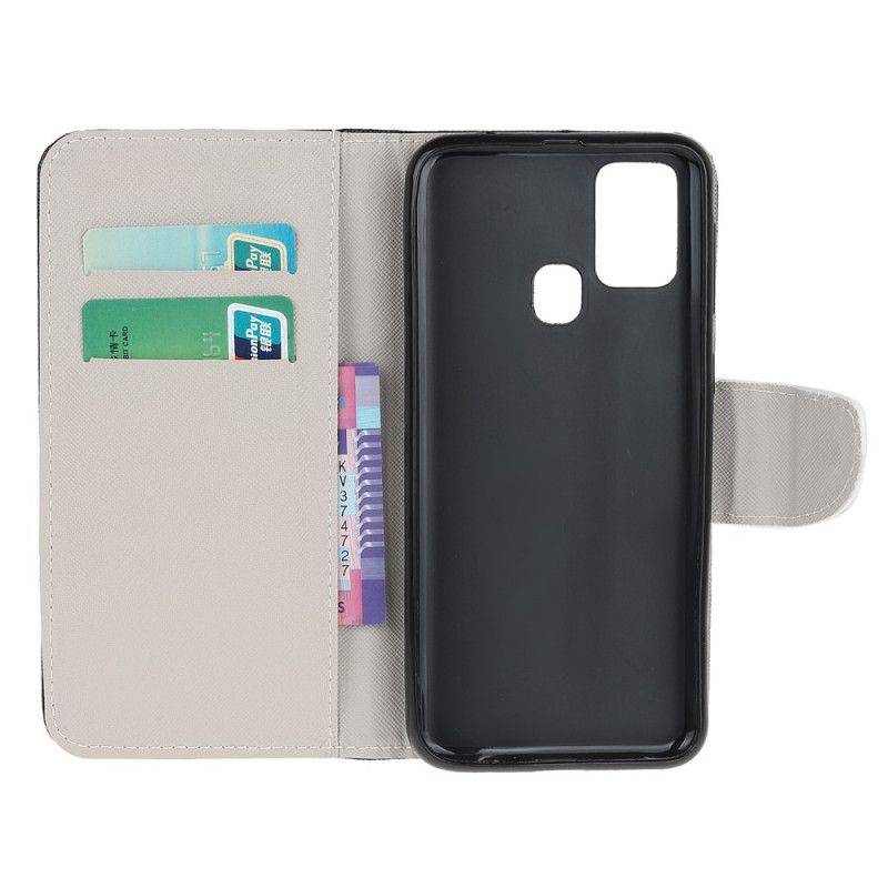 Folio Deksel Samsung Galaxy M21 London Liv