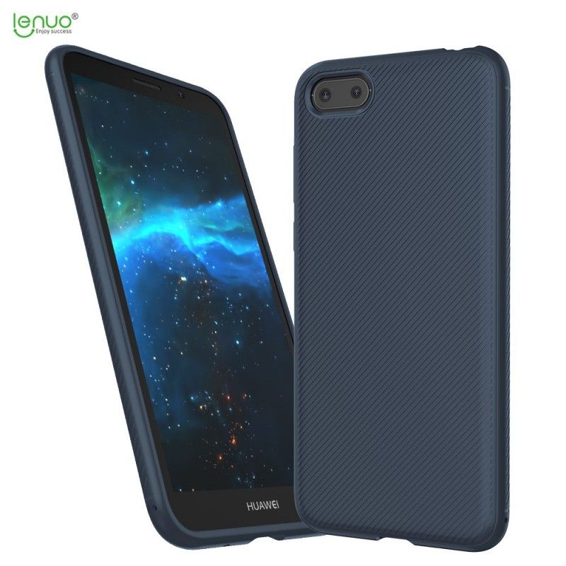 Deksel Huawei Y5 2018 Karbonfiber Twill Beskyttelse