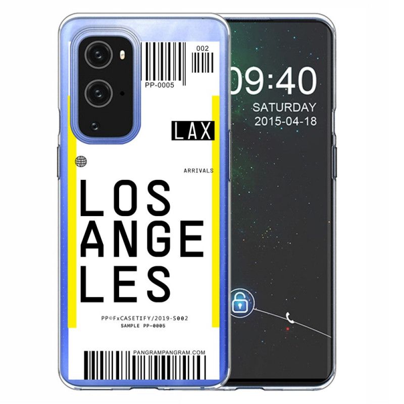 Deksel for OnePlus 9 Ombordstigningskort Til Los Angeles