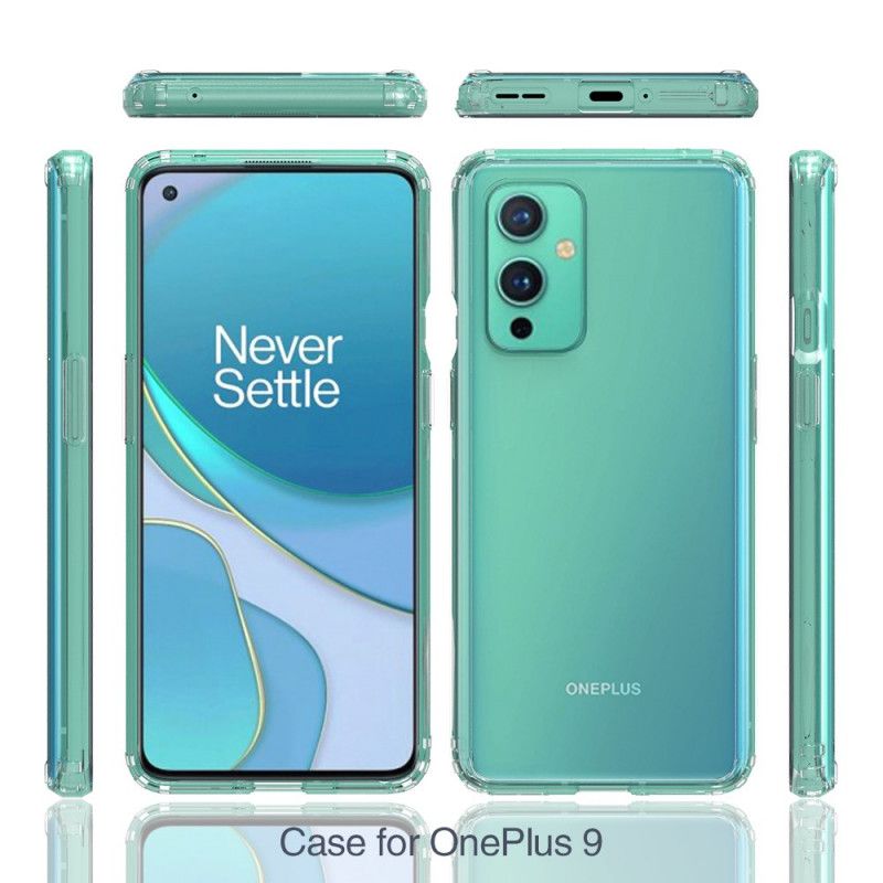 Deksel OnePlus 9 Gjennomsiktig Hybriddesign Anti-fall