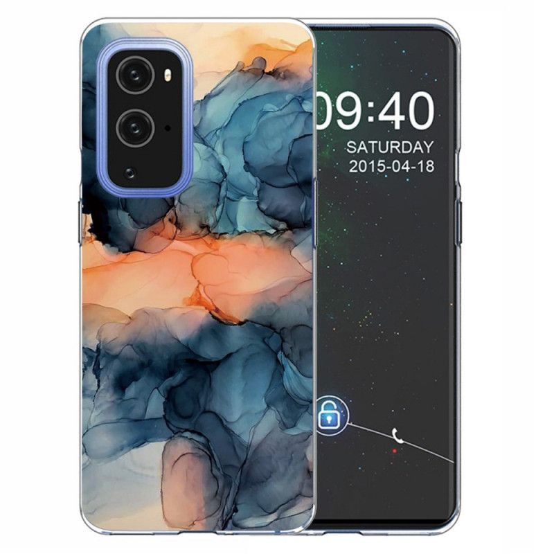 Deksel OnePlus 9 Grå Farget Marmor Beskyttelse