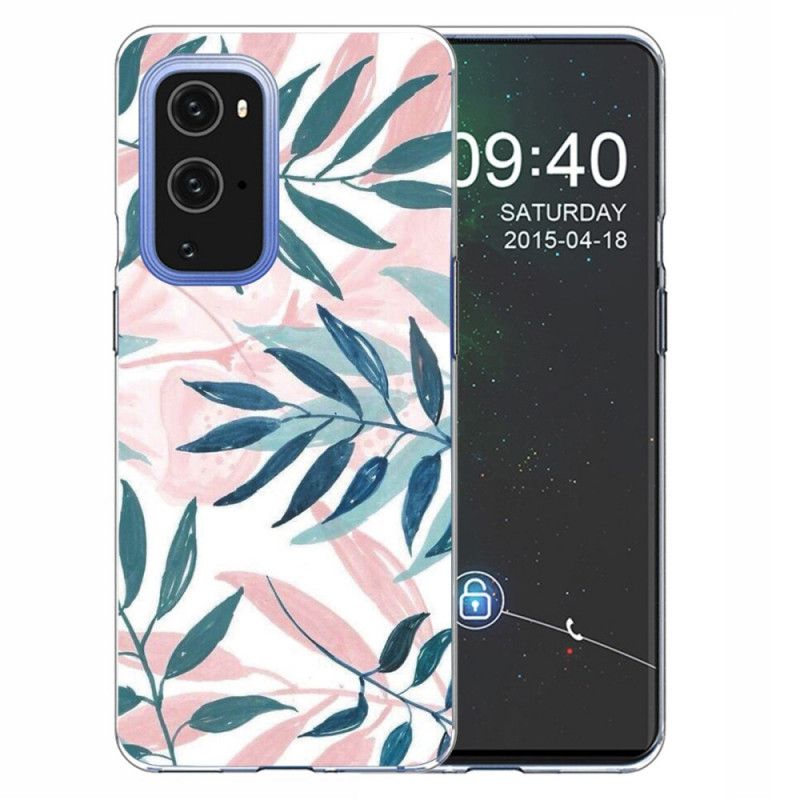 Deksel OnePlus 9 Grønn Blader Beskyttelse