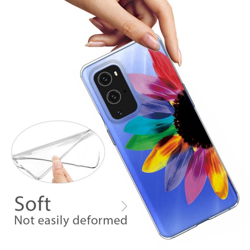 Deksel OnePlus 9 Mobildeksel Farget Blomst