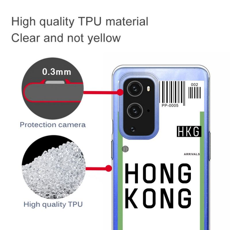 Deksel OnePlus 9 Ombordstigningskort Til Hong Kong