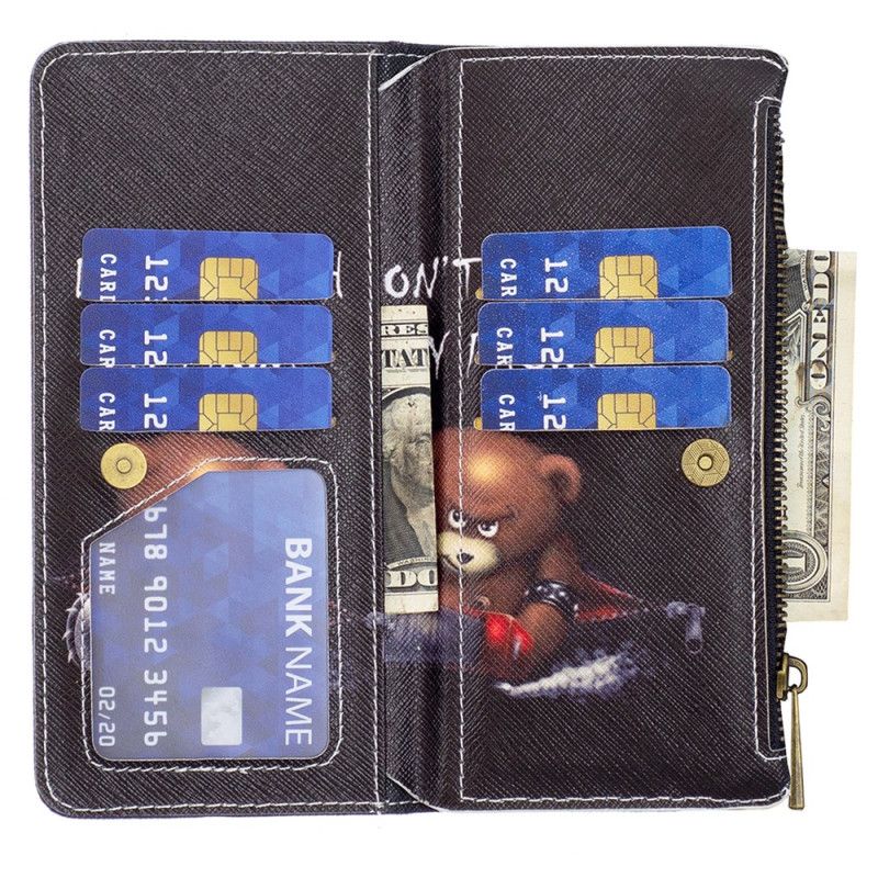 Folio Deksel iPhone 16 Pro Dangerous Bear Wallet