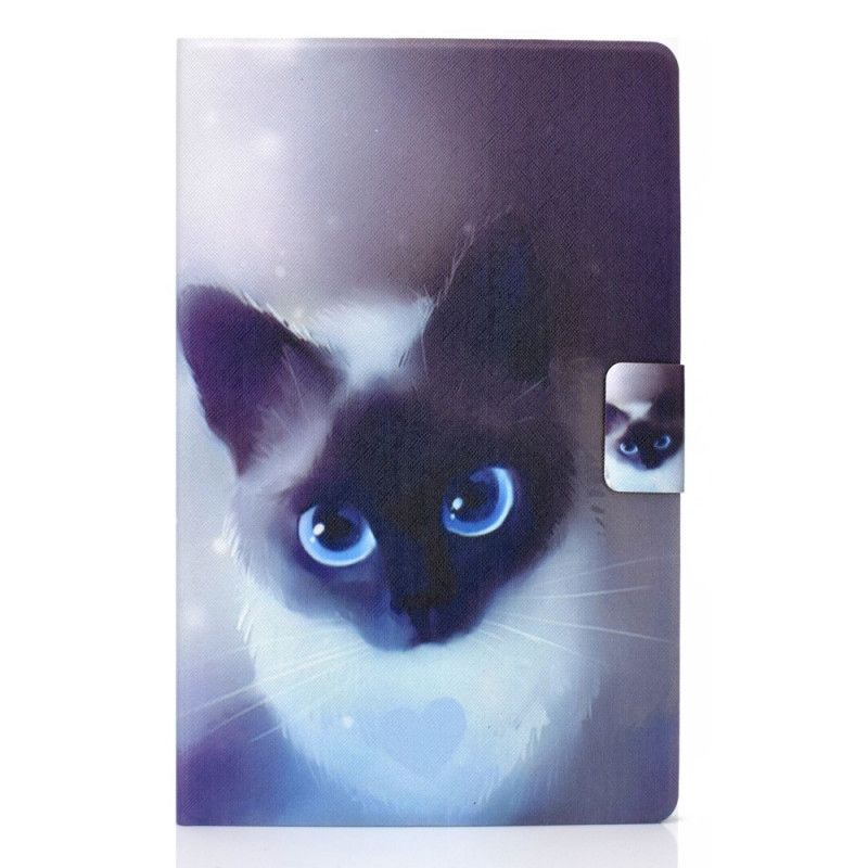 Folio Deksel Huawei MatePad T 8 Katt Med Blå Øyne