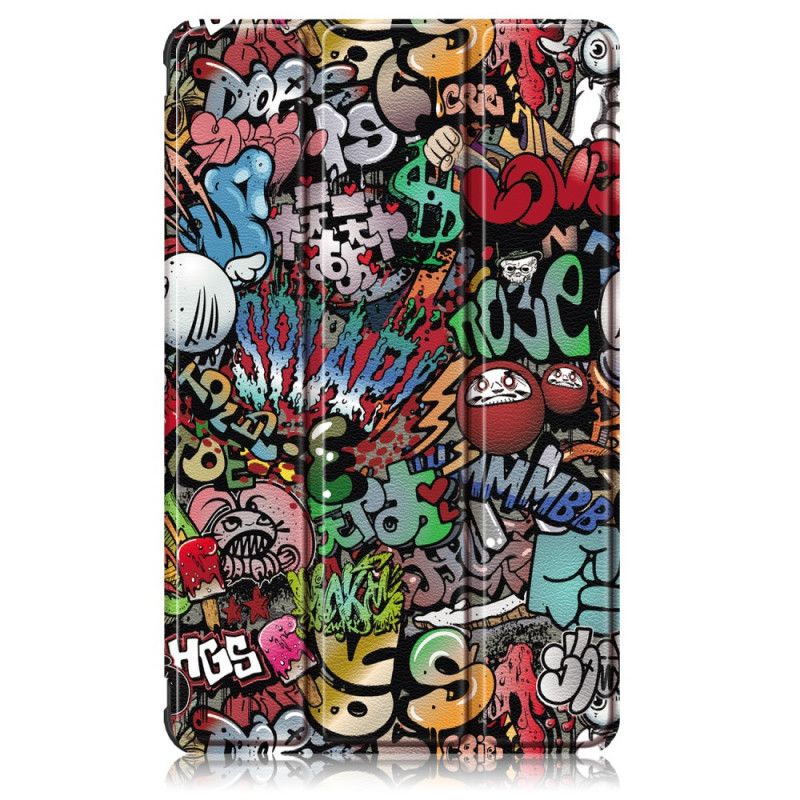 Smart Koffert Huawei MatePad T 8 Forsterket Graffiti