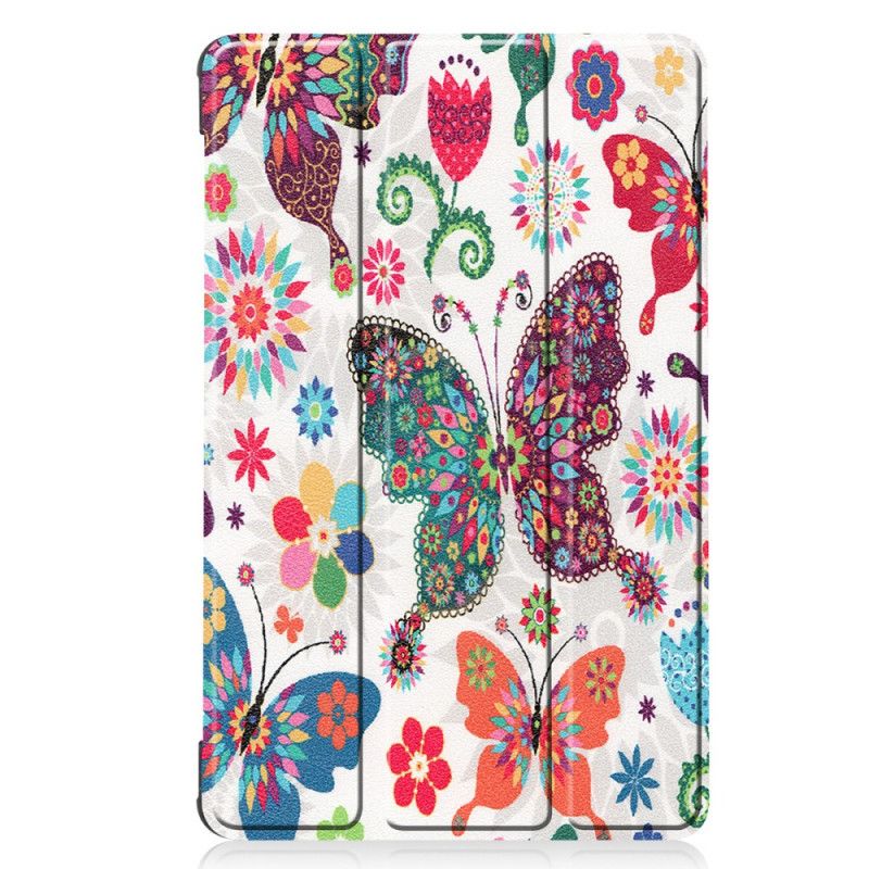 Smart Tilfelle Huawei MatePad T 8 Retro Sommerfugler Og Blomster