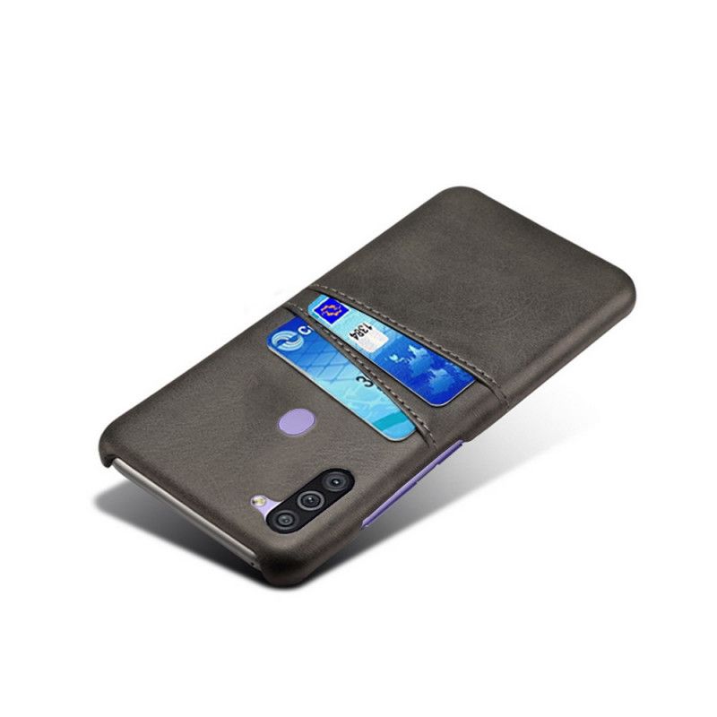 Deksel for Samsung Galaxy M11 Svart Ksq Kortholder