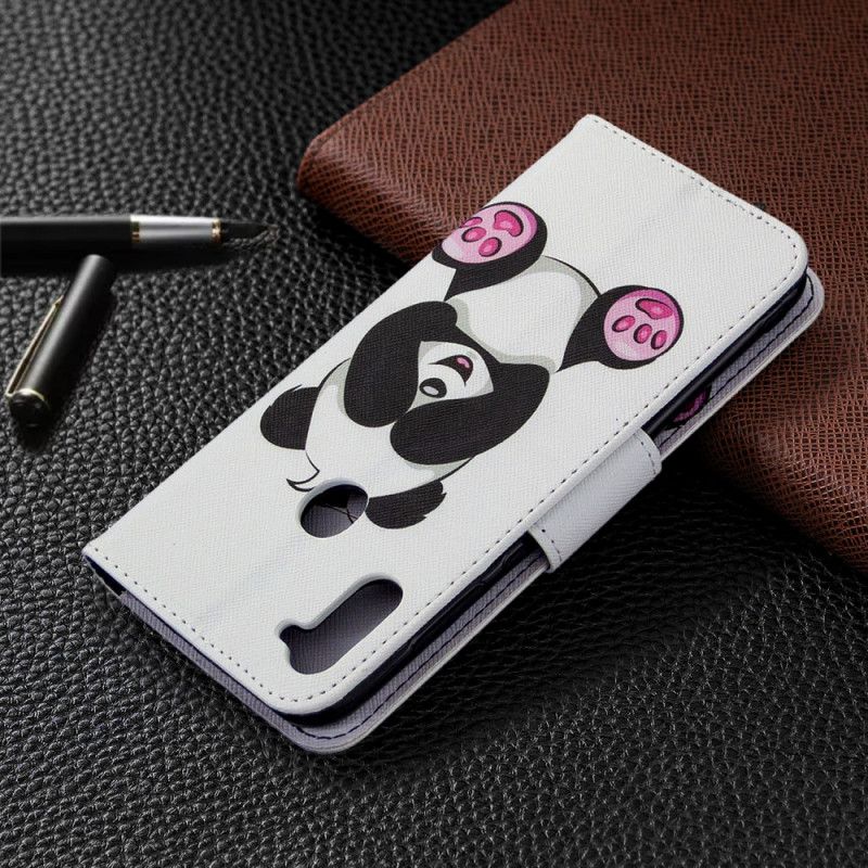 Folio Deksel Samsung Galaxy M11 Morsom Panda