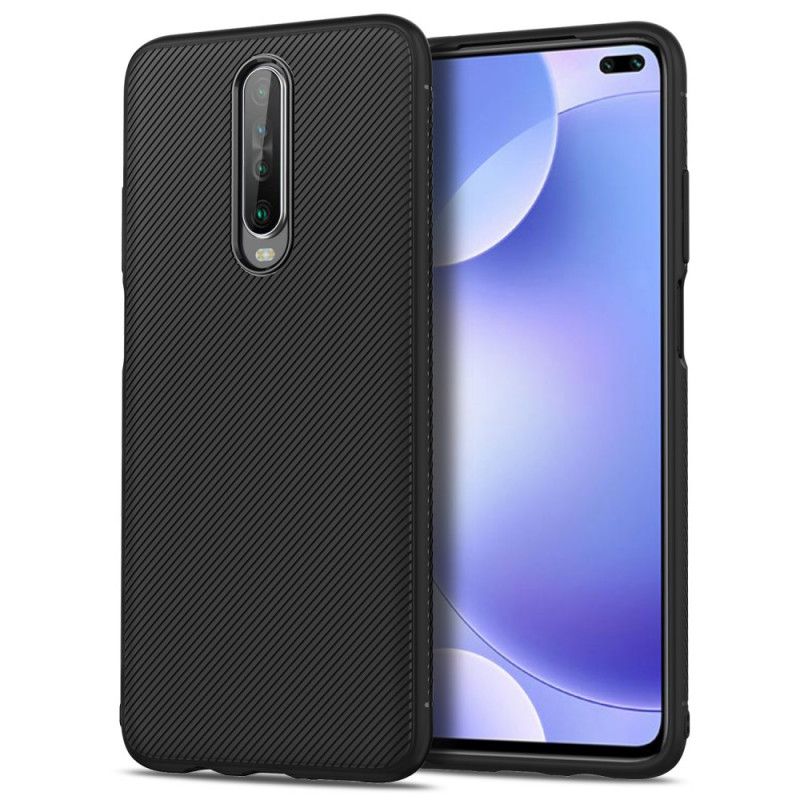 Deksel for Xiaomi Redmi K30 Svart Lenuo Twill