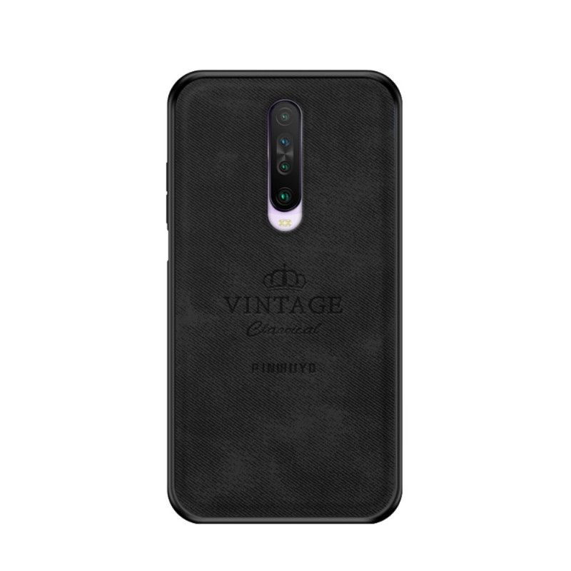 Deksel Xiaomi Redmi K30 Svart Hederlig Vintage Pinwuyo