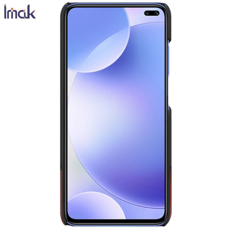 Deksel Xiaomi Redmi K30 Svart Imak Ruiyi Serie Skinneffekt