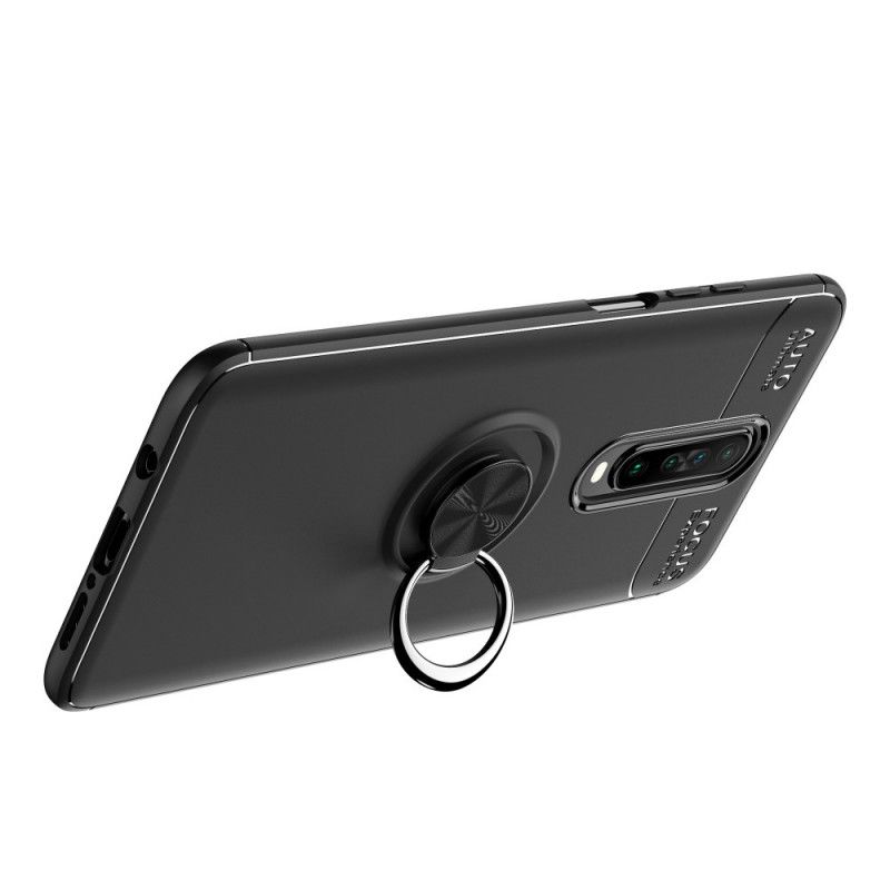 Deksel Xiaomi Redmi K30 Svart Roterende Ring Anti-fall