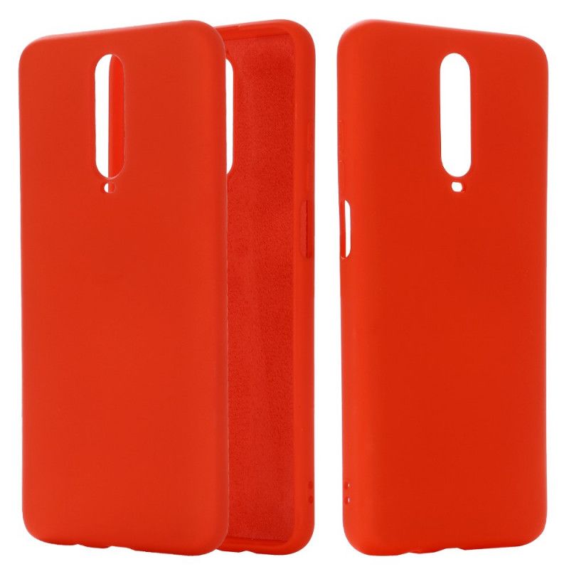 Deksel Xiaomi Redmi K30 Svart Silikonvæske