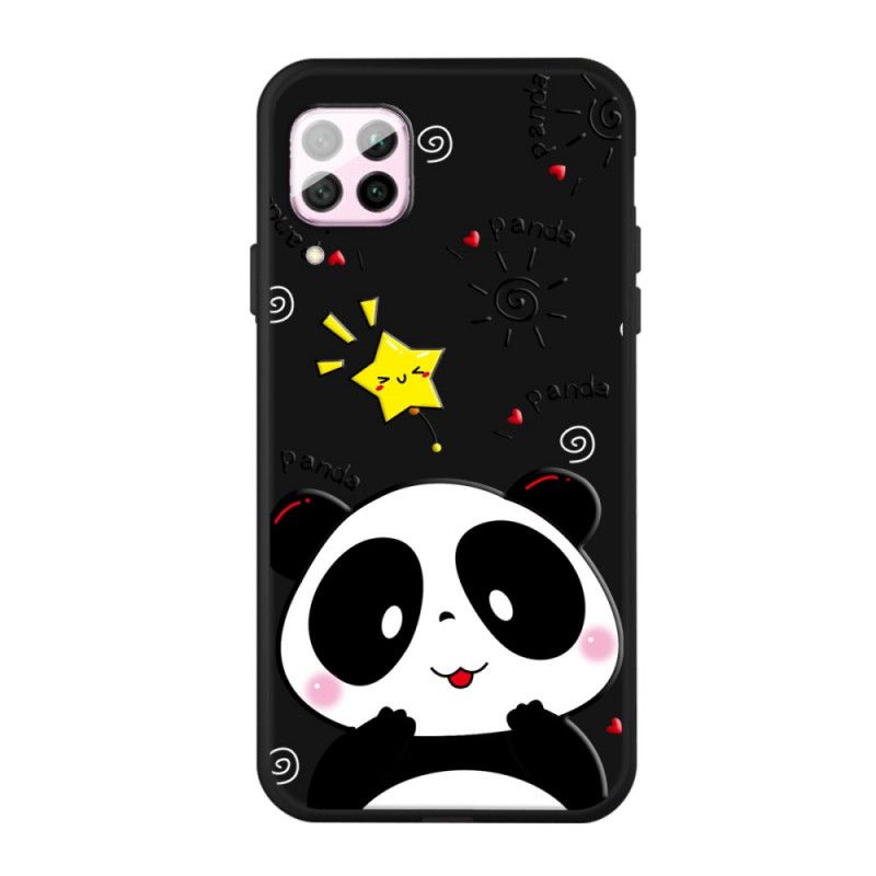 Deksel for Huawei P40 Lite Panda-Stjerne