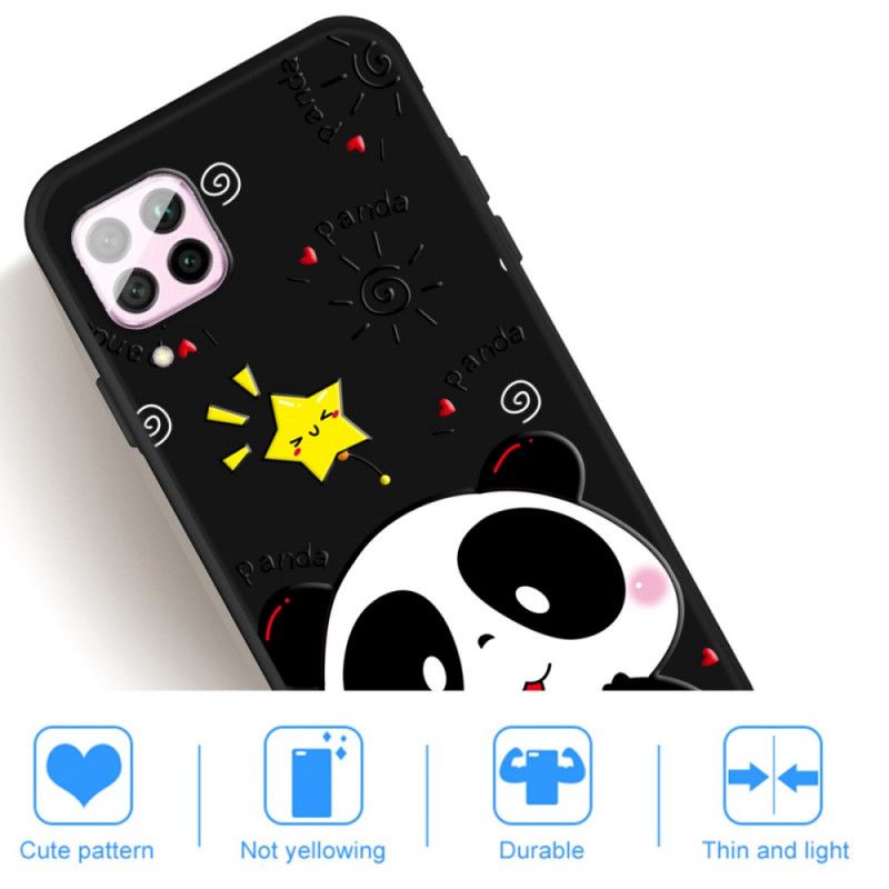 Deksel for Huawei P40 Lite Panda-Stjerne