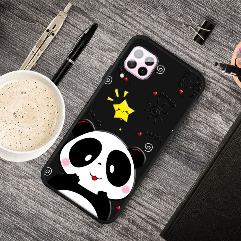 Deksel for Huawei P40 Lite Panda-Stjerne