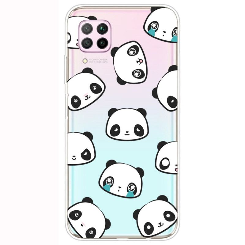 Deksel for Huawei P40 Lite Sentimentale Pandaer