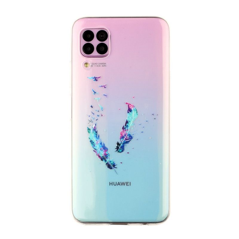 Deksel Huawei P40 Lite Gjennomsiktige Fjær