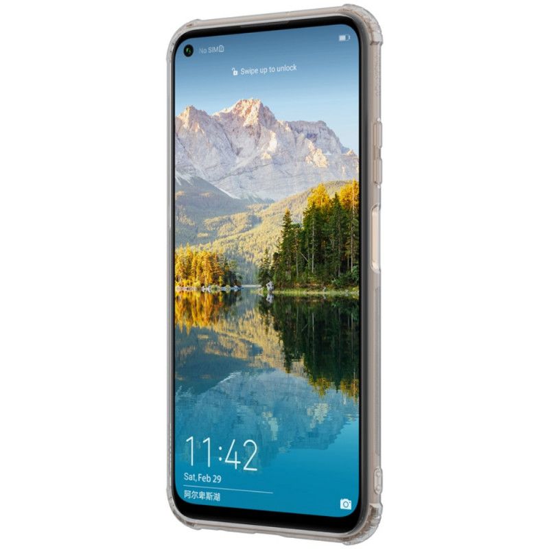 Deksel Huawei P40 Lite Grå Forsterket Gjennomsiktig Nillkin