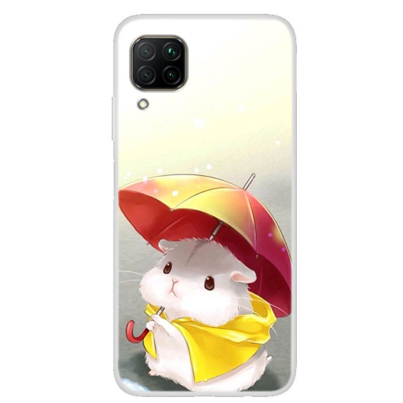 Deksel Huawei P40 Lite Hamster I Regnet