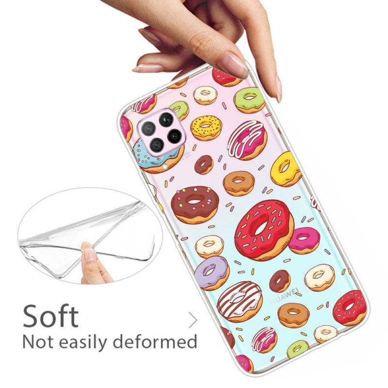 Deksel Huawei P40 Lite Kjærlighetsdoughnuts