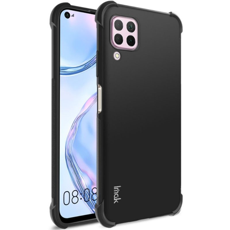 Deksel Huawei P40 Lite Svart Fleksibel Silikonimak