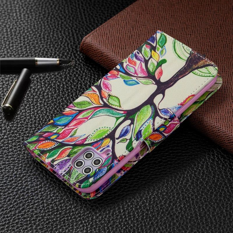 Folio Deksel for Huawei P40 Lite Farget Tre