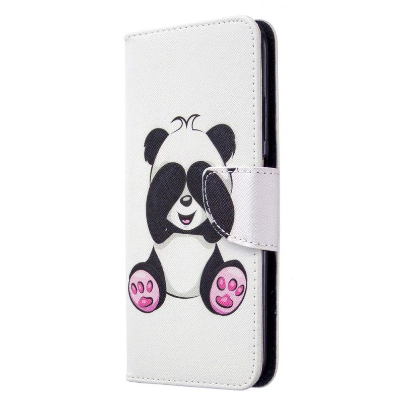 Folio Deksel Huawei P40 Lite Morsom Panda Anti-fall