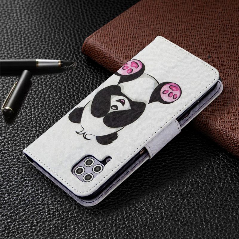 Folio Deksel Huawei P40 Lite Morsom Panda Anti-fall