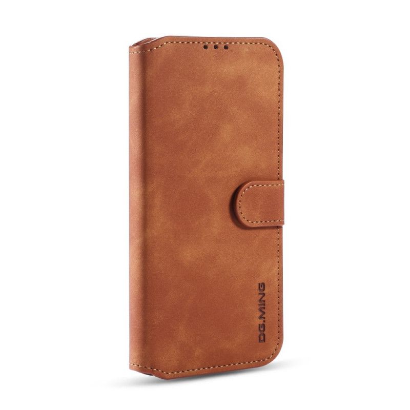 Folio Deksel Huawei P40 Lite Svart Retro Dg.Ming