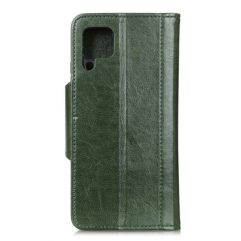 Lærdeksel Folio Deksel Huawei P40 Lite Svart Retro Faux Skinn Metall Lås