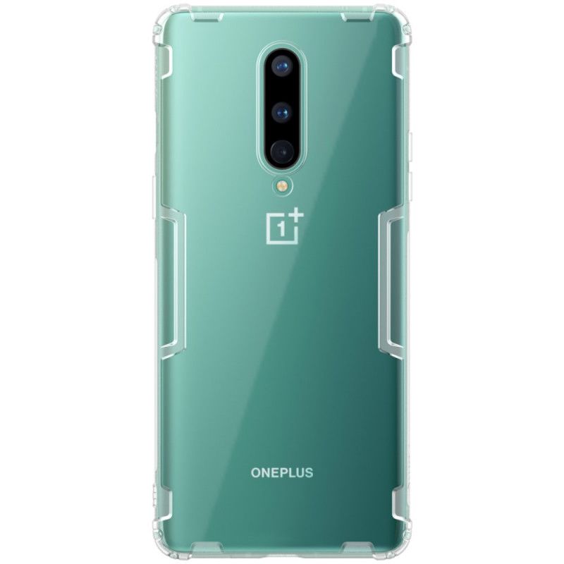 Deksel OnePlus 8 Grå Forsterket Gjennomsiktig Nillkin