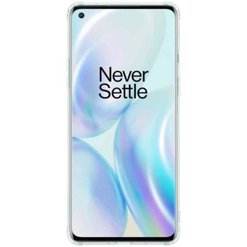 Deksel OnePlus 8 Grå Forsterket Gjennomsiktig Nillkin