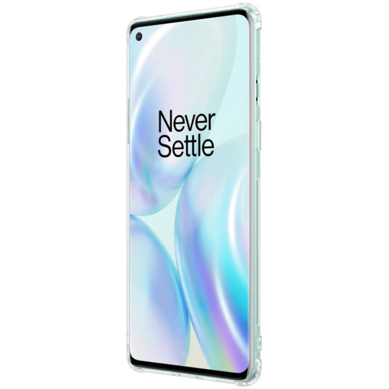 Deksel OnePlus 8 Grå Forsterket Gjennomsiktig Nillkin