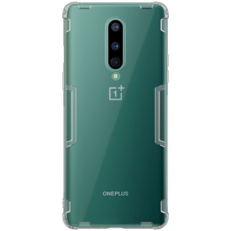 Deksel OnePlus 8 Grå Forsterket Gjennomsiktig Nillkin