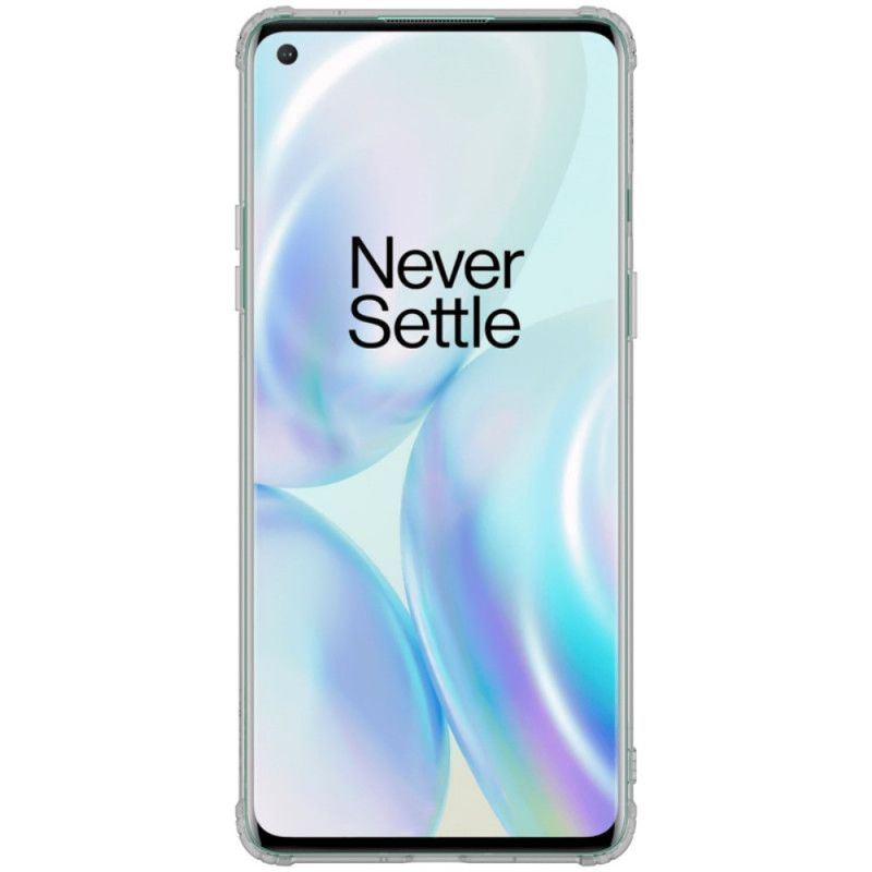 Deksel OnePlus 8 Grå Forsterket Gjennomsiktig Nillkin