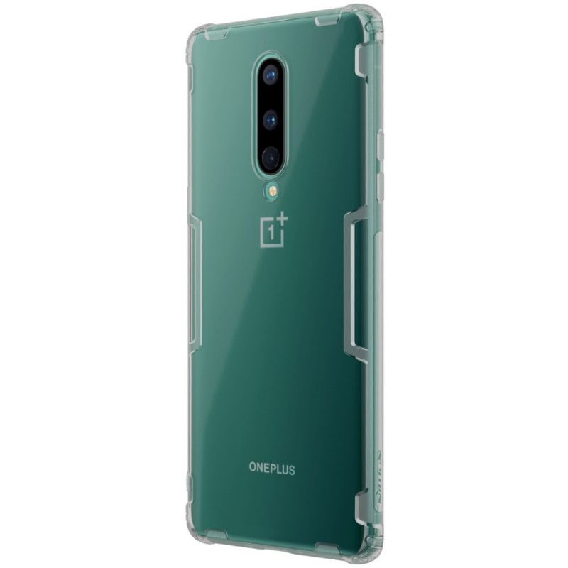 Deksel OnePlus 8 Grå Forsterket Gjennomsiktig Nillkin