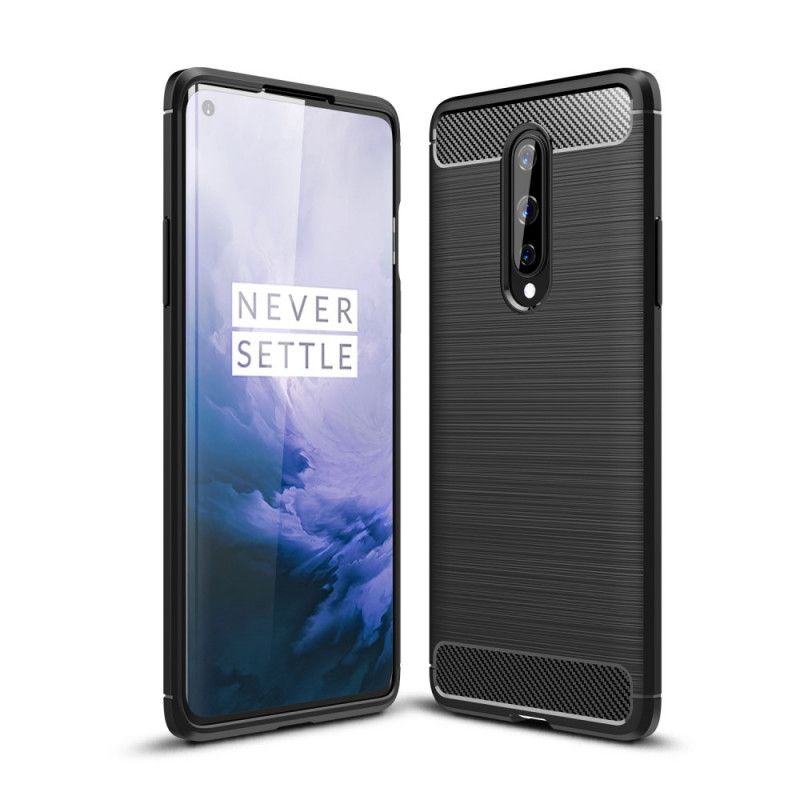 Deksel OnePlus 8 Svart Børstet Karbonfiber