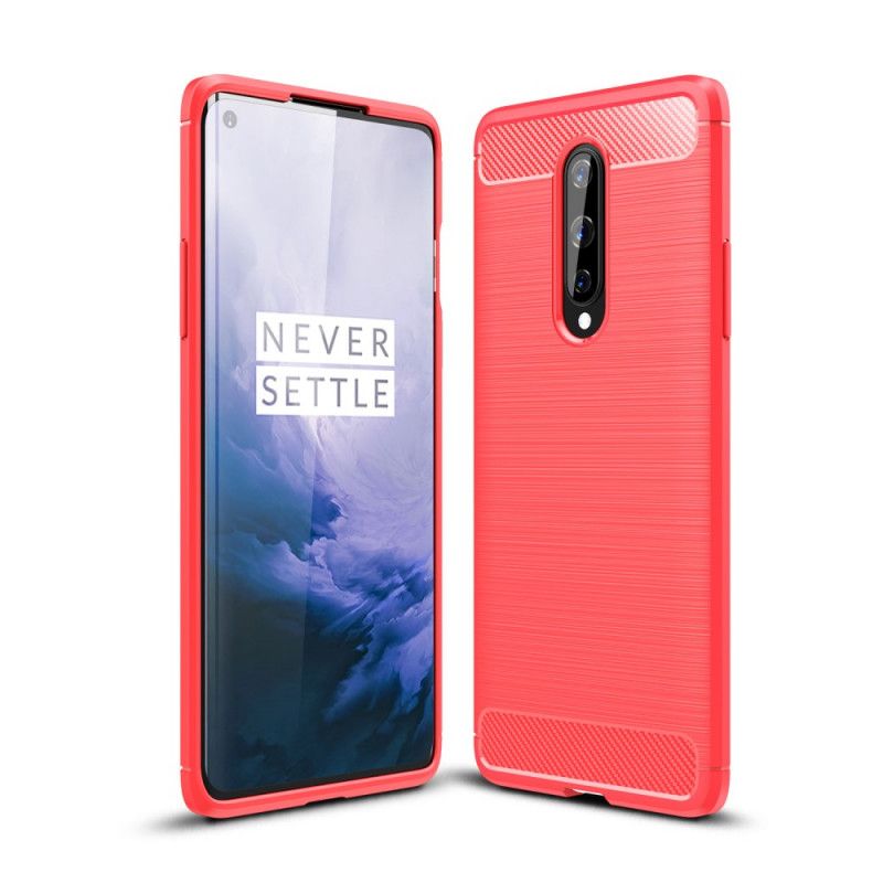 Deksel OnePlus 8 Svart Børstet Karbonfiber