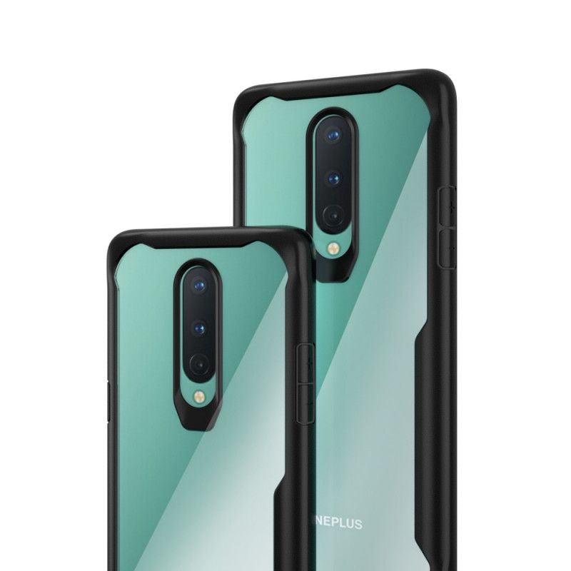 Deksel OnePlus 8 Svart Hybridfasede Kanter