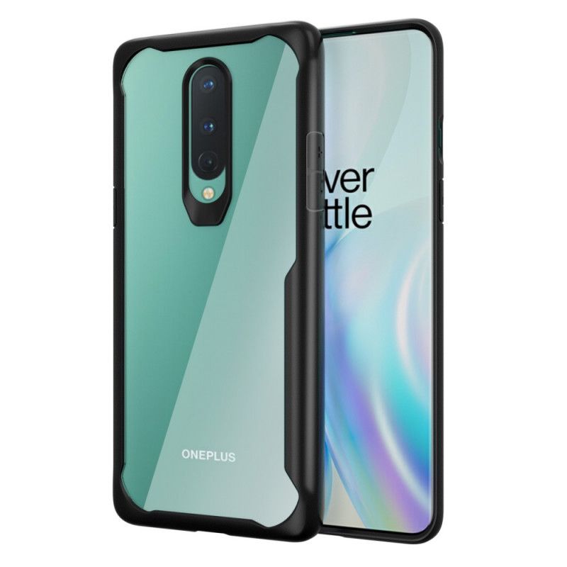 Deksel OnePlus 8 Svart Hybridfasede Kanter