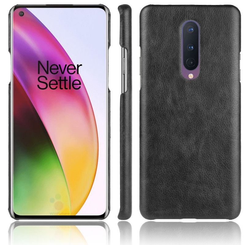 Deksel OnePlus 8 Svart Ytelse Lychee-Effekt